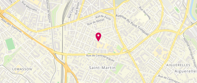 Plan de Accueil de loisirs Mixte Cité Mion, 5 Impasse des Marmousets, 34000 Montpellier