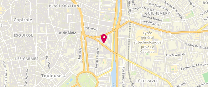 Plan de Accueil de loisirs périscolaire Fourtanier, 16 Place Dupuy, 31000 Toulouse