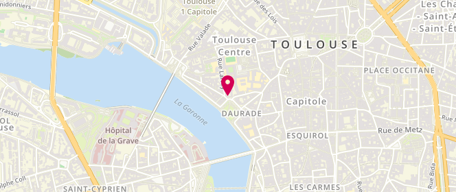 Plan de Accueil de loisirs périscolaire Lakanal, 17 Place de la Daurade, 31000 Toulouse