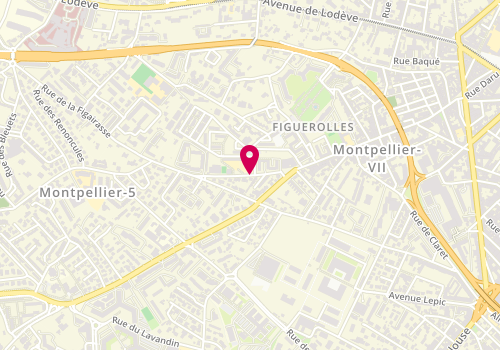 Plan de ALP Mixte Bazille Dau Clapas Roux, 146 Rue du Mas de Merle, 34000 Montpellier