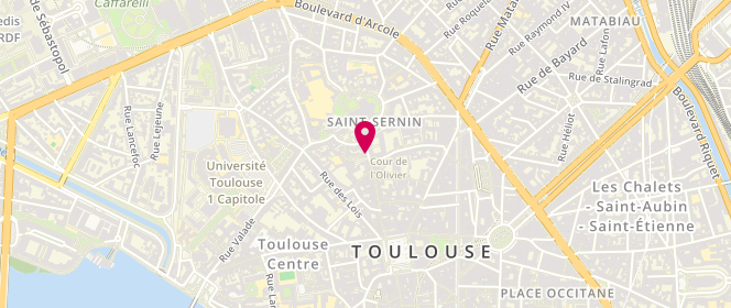 Plan de Accueil de loisirs Maternel Sermet, 71 Rue du Taur, 31000 Toulouse
