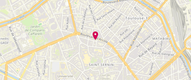 Plan de Accueil de loisirs extrascolaire Nord Loisirs, 13 Boulevard d'Arcole, 31100 Toulouse