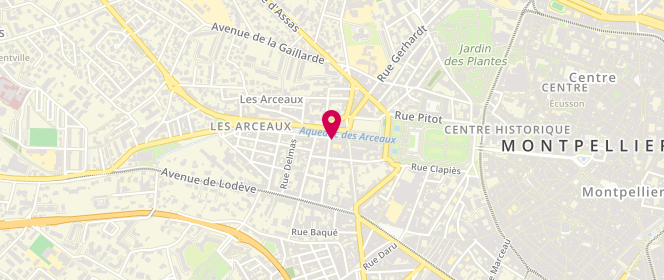 Plan de ALP Mixte J. d'Arc Chaptal, 9 Boulevard des Arceaux, 34000 Montpellier
