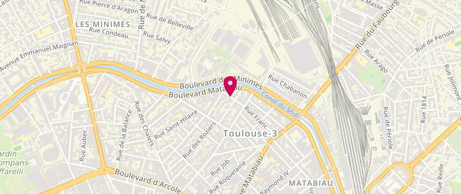 Plan de Accueil de loisirs extrascolaire Archipel, 8 Rue Jany, 31000 Toulouse