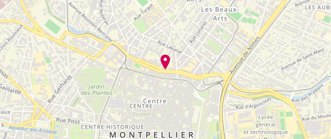 Plan de Accueil de loisirs Mixte La Fontaine, 27 Quai des Tanneurs, 34000 Montpellier