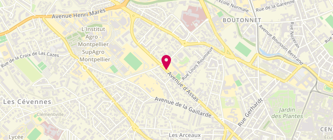 Plan de ALP Mixte Morisot, 60 Avenue d'Assas, 34000 Montpellier