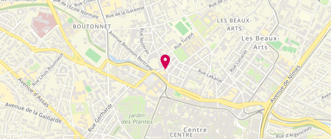 Plan de ALP Mixte Condorcet, 13 Rue du Faubourg Boutonnet, 34090 Montpellier