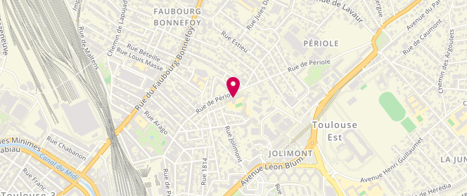 Plan de Ado 1 2 3 Soleil, 25 Rue Frederic Petit, 31500 Toulouse