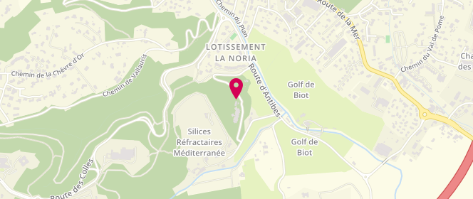 Plan de Accueil de loisirs Ecole Moulin Neuf, 880 Route d'Antibes, 06410 Biot