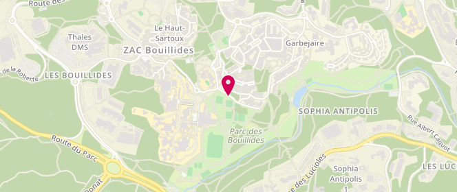Plan de Accueil de loisirs périscolaire Sartoux, 166 Promenade de la Bouillide, 06560 Valbonne