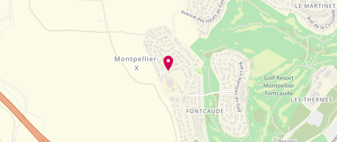 Plan de ALP Mixte de Fontcaude, 13 Bis Rue de la Calade, 34990 Juvignac
