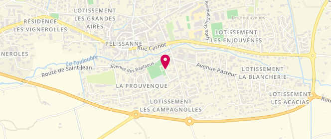 Plan de Ado Aj Commune Pelissanne - Espace Jeunes La Prouvenque, Avenue Georges Brassens, 13330 Pélissanne