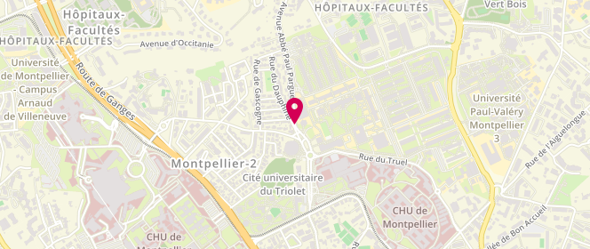 Plan de Accueil de loisirs extrascolaire Primaire Centre de Loisirs Educatifs à Mo, 98 Place Eugène Bataillon, 34090 Montpellier