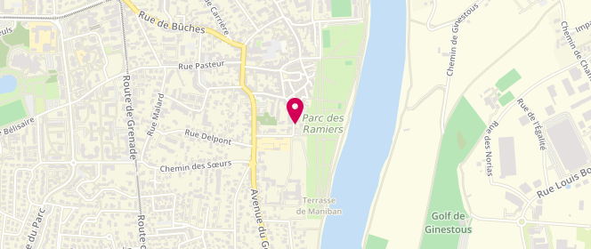 Plan de Centre de loisirs Jean Moulin, 2 Rue Félix Debax, 31700 Blagnac