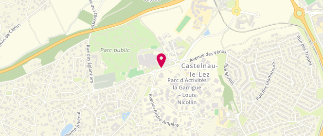 Plan de Accueil de loisirs Ados Cap Vacances, 515 Chemin de la Monnaie, 34170 Castelnau-le-Lez