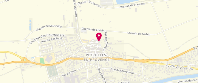 Plan de Psc Commune Peyrolles - Acm Castors 3/5Ans Et 6/11 Ans, 2 Rue des Écoles et du Chemin 9, 13860 Peyrolles-en-Provence