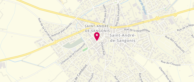 Plan de Accueil de loisirs extrascolaire Primaire à saint André de Sangonis, Cours de la Place, 34725 Saint-André-de-Sangonis