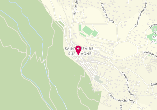 Plan de Accueil de loisirs périscolaire Saint Cézaire Local Jeunes, Chemin du Stade Est, 06530 Saint-Cézaire-sur-Siagne
