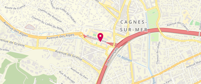 Plan de Accueil de loisirs périscolaire Daudet 1 et 2, 1 Rue Albert Camus, 06800 Cagnes-sur-Mer