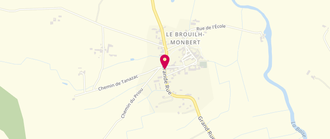 Plan de Centre de loisirs le Brouilh-Monbert, Ecole Primaire au Village, 32350 Le Brouilh-Monbert