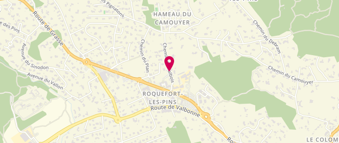 Plan de Accueil de loisirs extrascolaire Layet-Boutonnier Maternelle, 55 Chemin Valbois, 06330 Roquefort-les-Pins