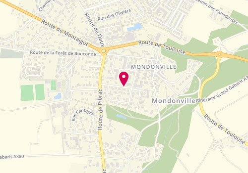 Plan de Accueil de loisirs périscolaire Maternel De Mondonville, Impasse Chantarel, 31700 Mondonville