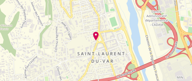 Plan de Al Ados Des Jaquons, 589 Avenue de la Liberation, 06700 Saint-Laurent-du-Var