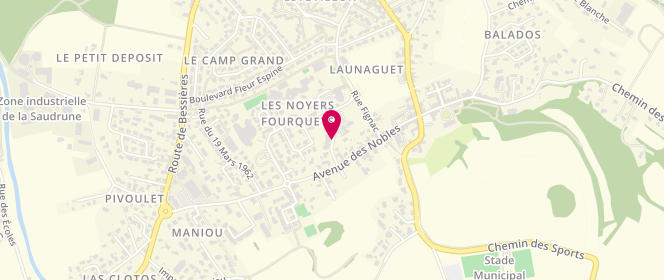 Plan de Accueil ados de Launaguet, Rue Jean Moulin, 31140 Launaguet