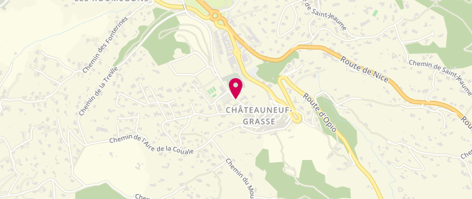 Plan de Accueil de loisirs périscolaire Maternelle Châteauneuf-Grasse, 58 Route du Village, 06740 Châteauneuf-Grasse
