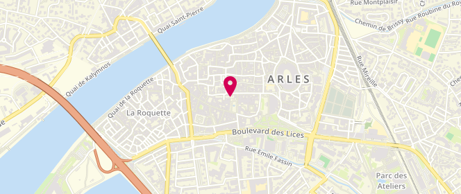 Plan de Esc Commune Arles - Acm Mas-Thibert, 15 Rue du Chateau d'Eau, 13104 Arles