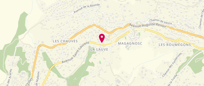 Plan de Accueil de loisirs périscolaire Ecole Antoine Maure, Impasse de la Lauve, 06520 Grasse
