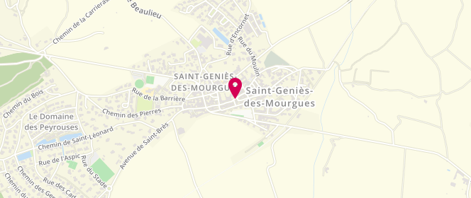 Plan de Accueil de loisirs Municipal Saint Genies des Mourgues, Mairie, 1 Place de l'Abbaye, 34160 Saint-Geniès-des-Mourgues