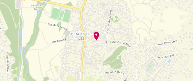 Plan de ALP Elémentaire Paul Crouzet, Ecole Paul Crouzet Place Jean Jaurès, 34730 Prades-le-Lez
