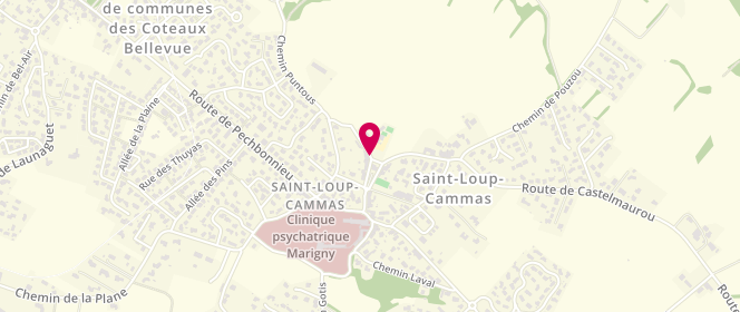 Plan de Centre de loisirs Municipal saint Loup Cammas, 2 Chemin Tourtourel, 31140 Saint-Loup-Cammas