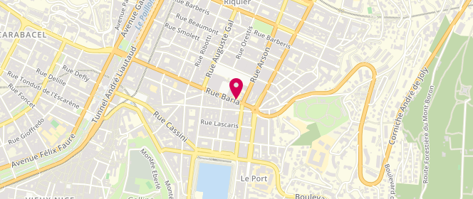 Plan de Accueil de loisirs extrascolaire Ecole Pierre Merle, 33 Rue Barla, 06300 Nice
