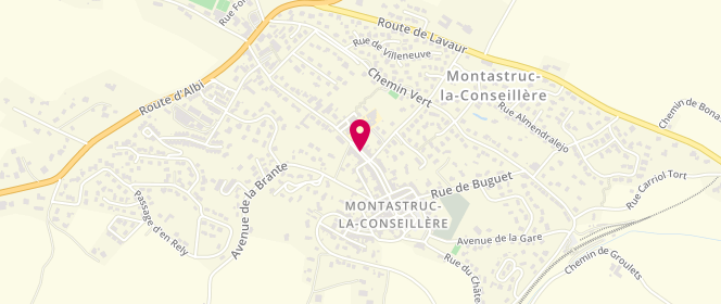 Plan de Centre de loisirs De Montastruc La Conseillère, 31 Avenue de Castelnau, 31380 Montastruc-la-Conseillère