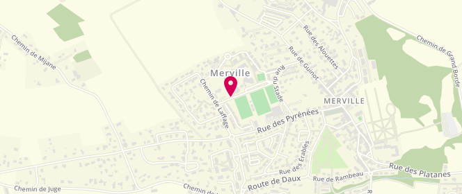 Plan de Centre de loisirs De Merville, Rue des Écoles, 31330 Merville