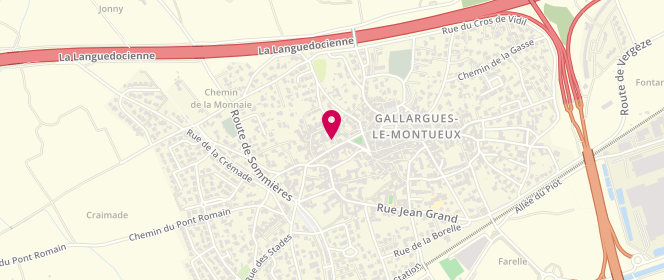 Plan de Accueil de loisirs de Gallargues, 2 Rue des Argiliers, 30660 Gallargues-le-Montueux