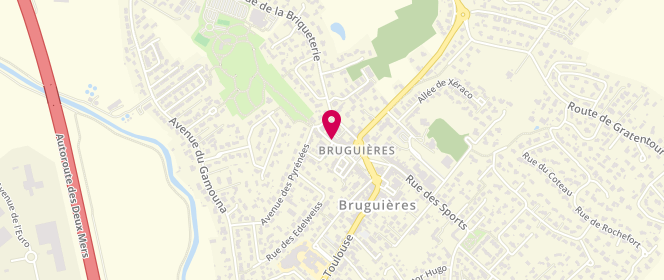 Plan de Accueil ados de Bruguières, Rue du Lavoir, 31150 Bruguières