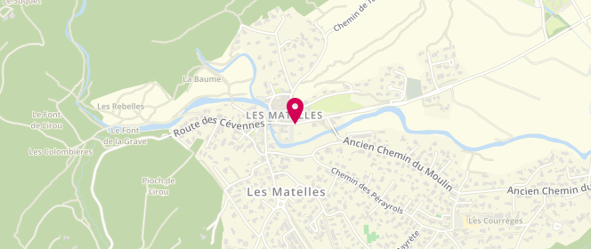 Plan de Accueil de loisirs extrascolaire Ados la Coloc' Les Matelles, Avenue du Val de Montferrand, 34270 Les Matelles