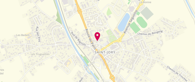 Plan de Centre de loisirs De St-Jory, 2 Avenue de Ségusine, 31790 Saint-Jory