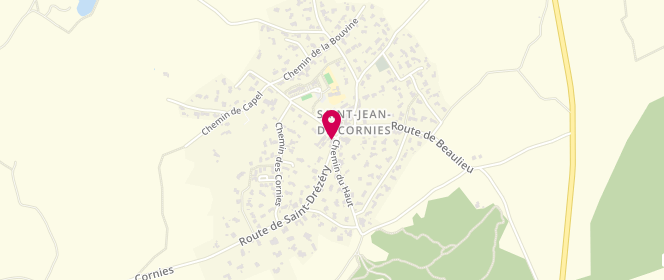 Plan de Accueil de loisirs Mixte saint Jean De Cornies, Ecole Primaire Robert Fournier Chemin de la Tuilerie, 34160 Saint-Jean-de-Cornies