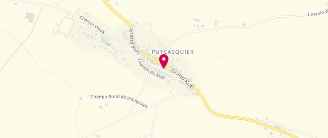 Plan de Centre de loisirs de Puycasquier, Ecole Publique, 32120 Puycasquier