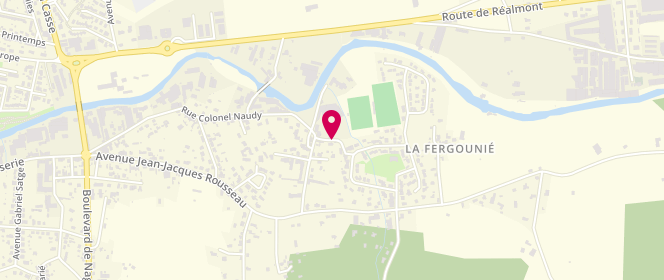 Plan de Accueil de loisirs Albertarié - Communauté D'agglomération Gaillac - Graulhet, Impasse Cardinal Roques, 81300 Graulhet