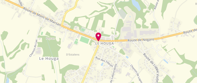 Plan de Centre de loisirs le Houga, Rue des Ecoles - Ecole Maternelle, 32460 Le Houga