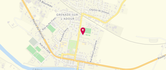 Plan de Accueil de loisirs Extra Et Peri Du Pays Grenadois, 24 Bis Avenue Hésingue, 40270 Grenade-sur-l'Adour