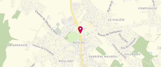 Plan de Mairie de Bouloc, 55 Rue Jean-Jaurès, 31620 Bouloc