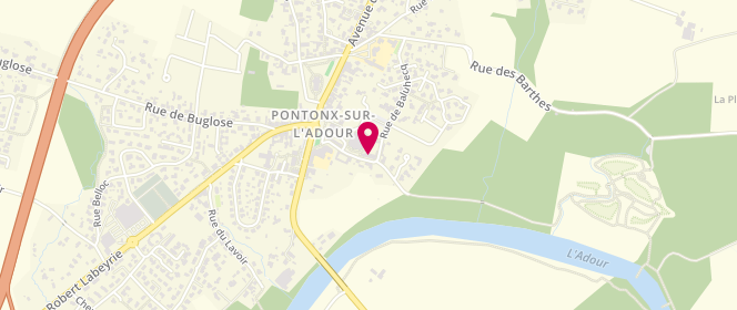 Plan de Accueil de loisirs de Pontonx sur l'Adour, 175 Rue de la Carrère, 40465 Pontonx-sur-l'Adour