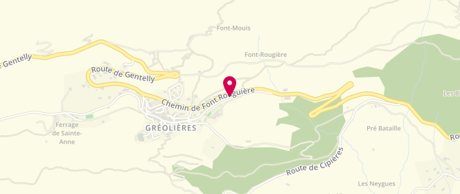 Plan de Accueil de loisirs extrascolaire Gréolières, Quartier la Ferrage, 06620 Gréolières