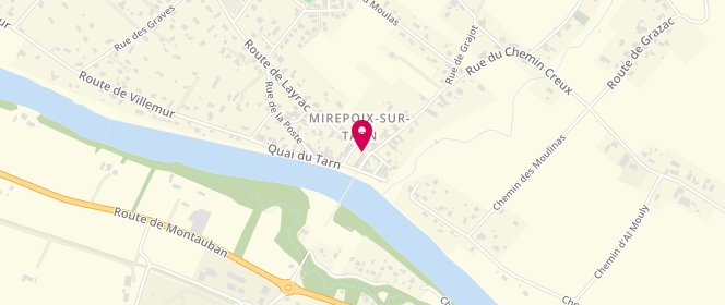 Plan de Centre de loisirs Mirepoix Sur Tarn, Rue Ecole, 31340 Mirepoix-sur-Tarn